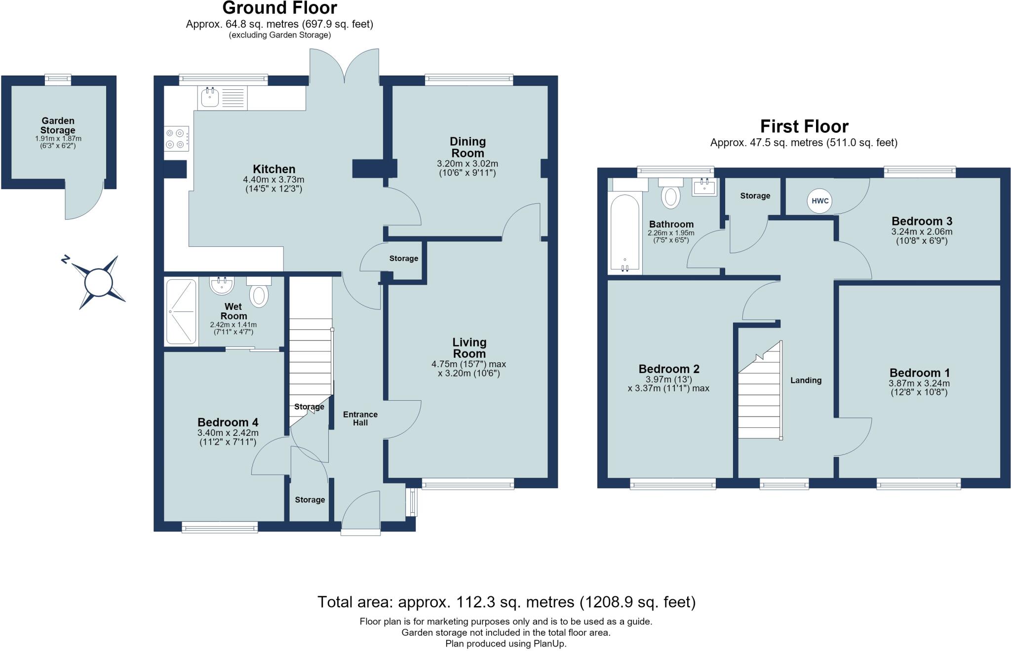Hall Gardens, Colney Heath, AL4 floorplan
