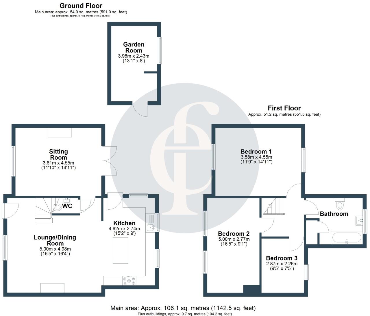 Charity Cottage Old School Lane, Hampton-on-the-Hill, CV35 floorplan