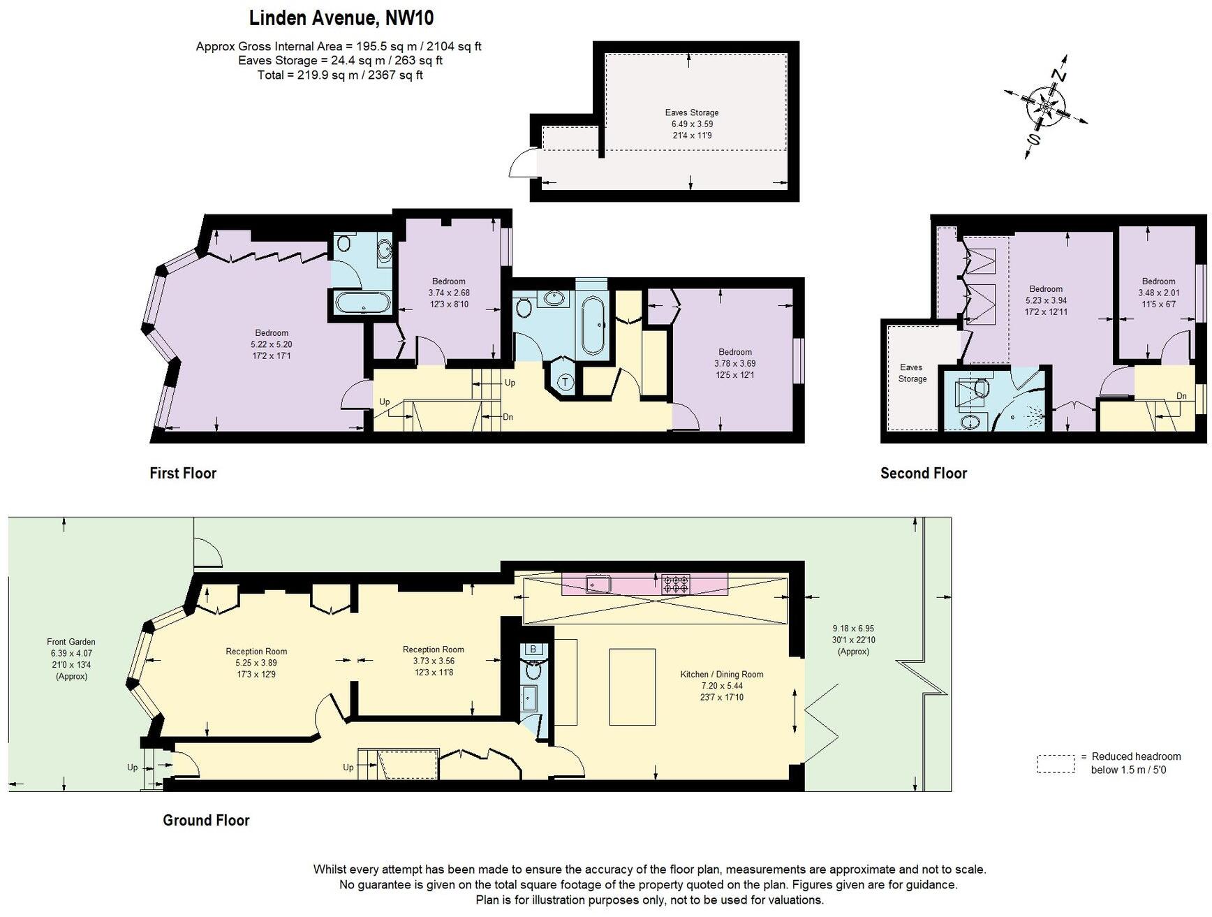 Linden Avenue, Kensal Rise, NW10 floorplan