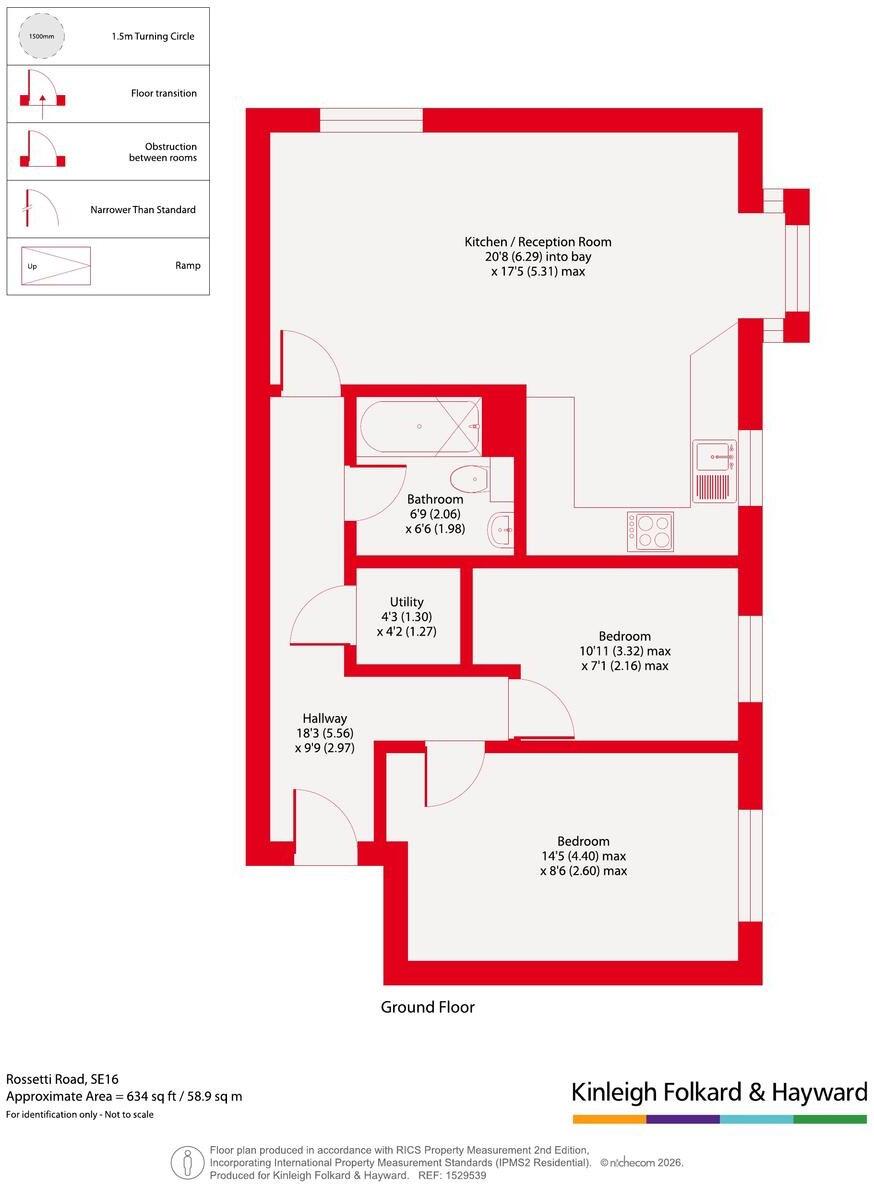 Rossetti Road, London, SE16 floorplan