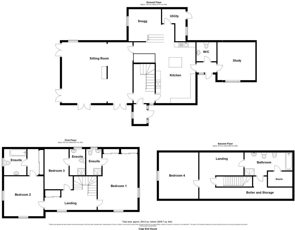 Cage End, Hatfield Broad Oak, Bishop's Stortford, CM22 floorplan