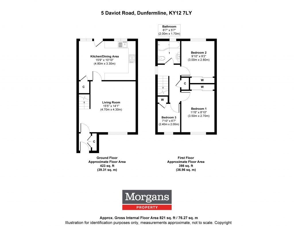 5 Daviot Road, Dunfermline, KY12 7LY floorplan
