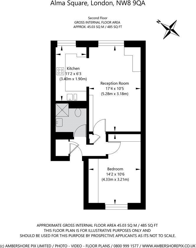 Alma Square, St John's Wood, London, NW8 floorplan