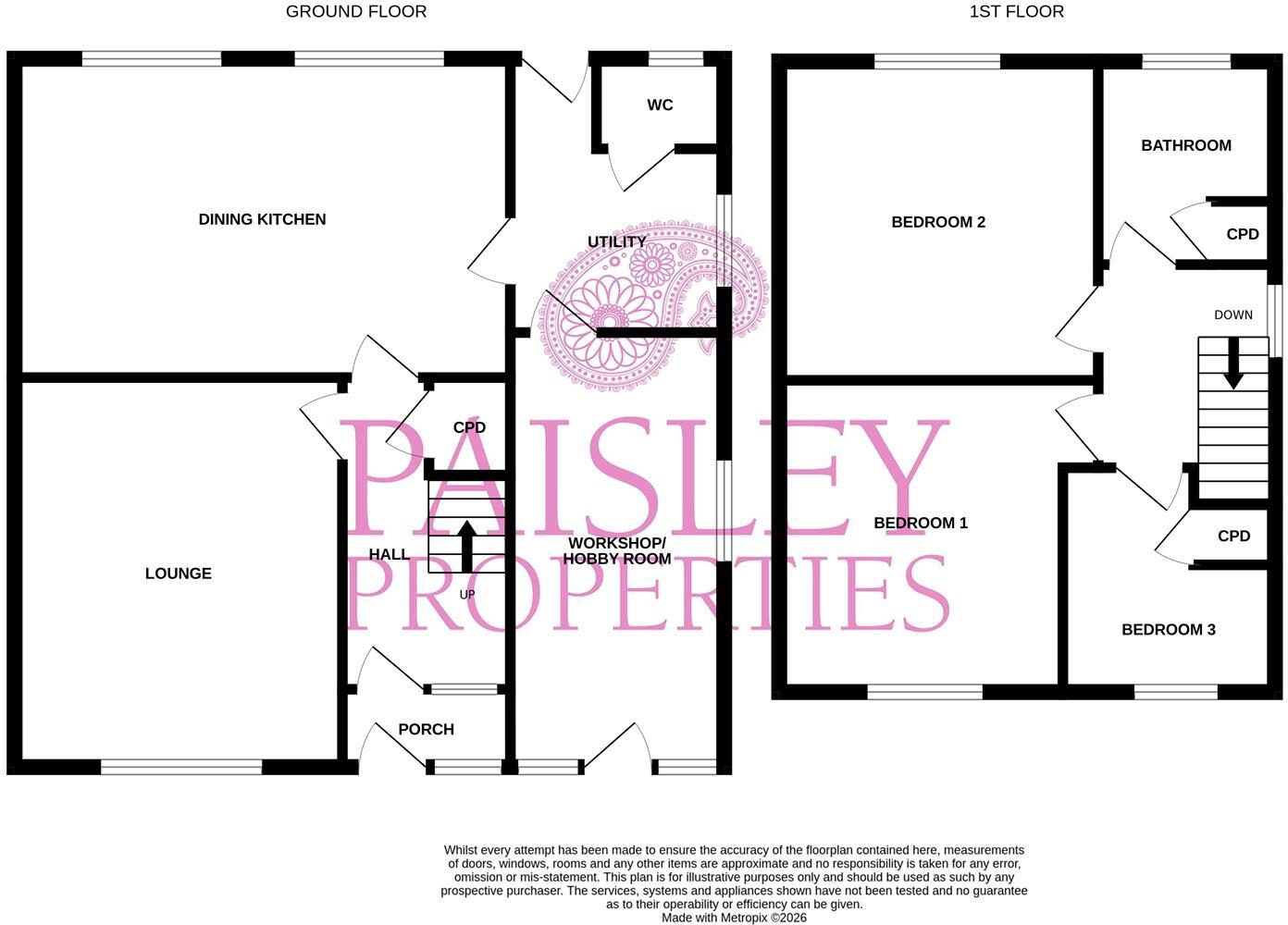 St. Peters Crescent, Kirkheaton, Huddersfield, HD5 0EY floorplan