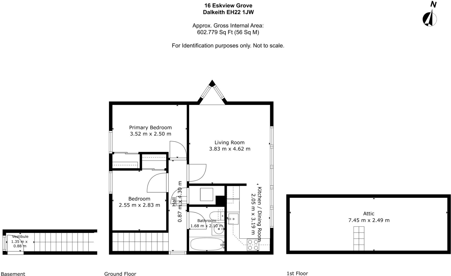 Eskview Grove, Dalkeith, Midlothian, EH22 floorplan