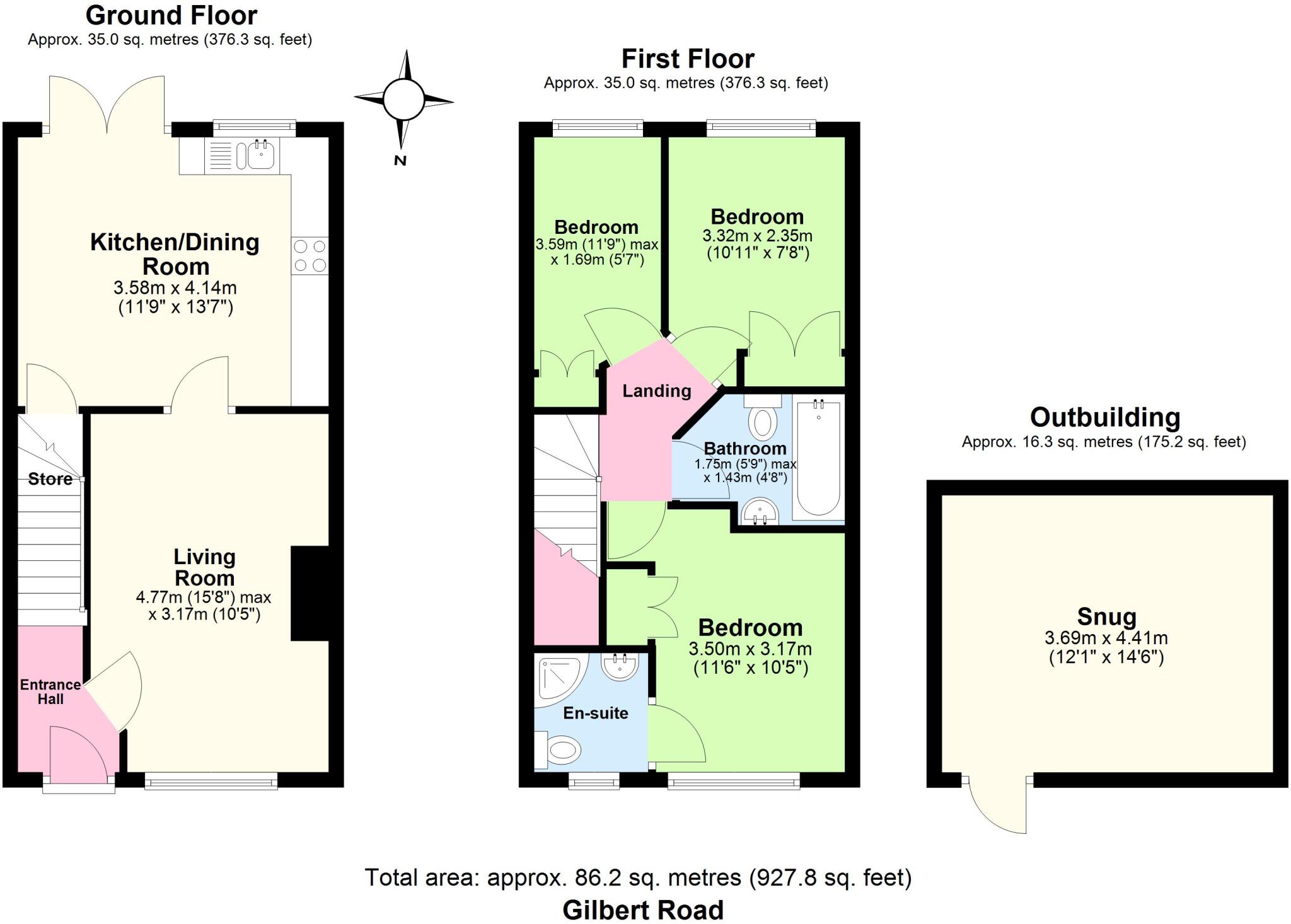 GILBERT ROAD, Chafford Hundred, Grays floorplan
