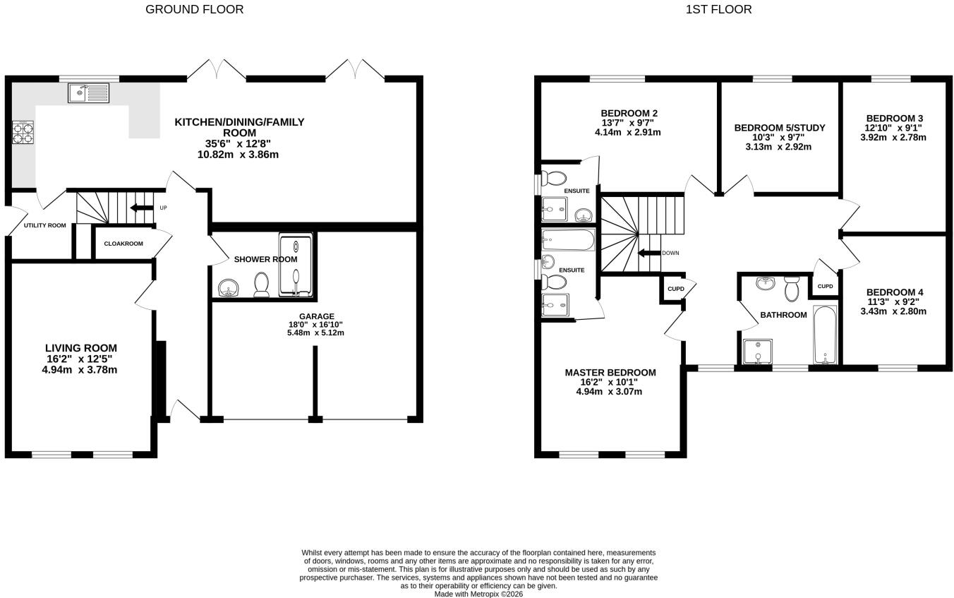 22 Halletts Road, Monkton Heathfield, Taunton floorplan