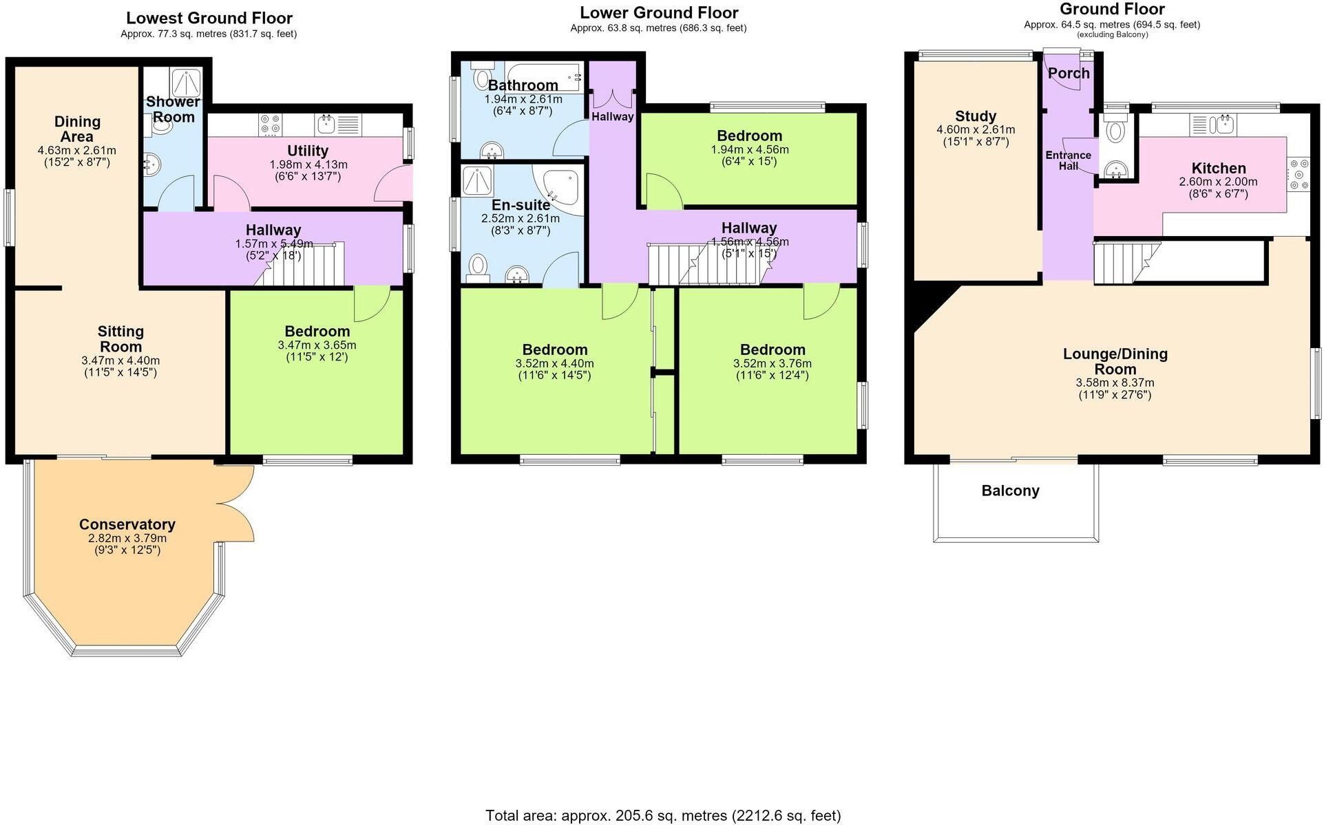 Wheatlands Road, Paignton, TQ4 floorplan