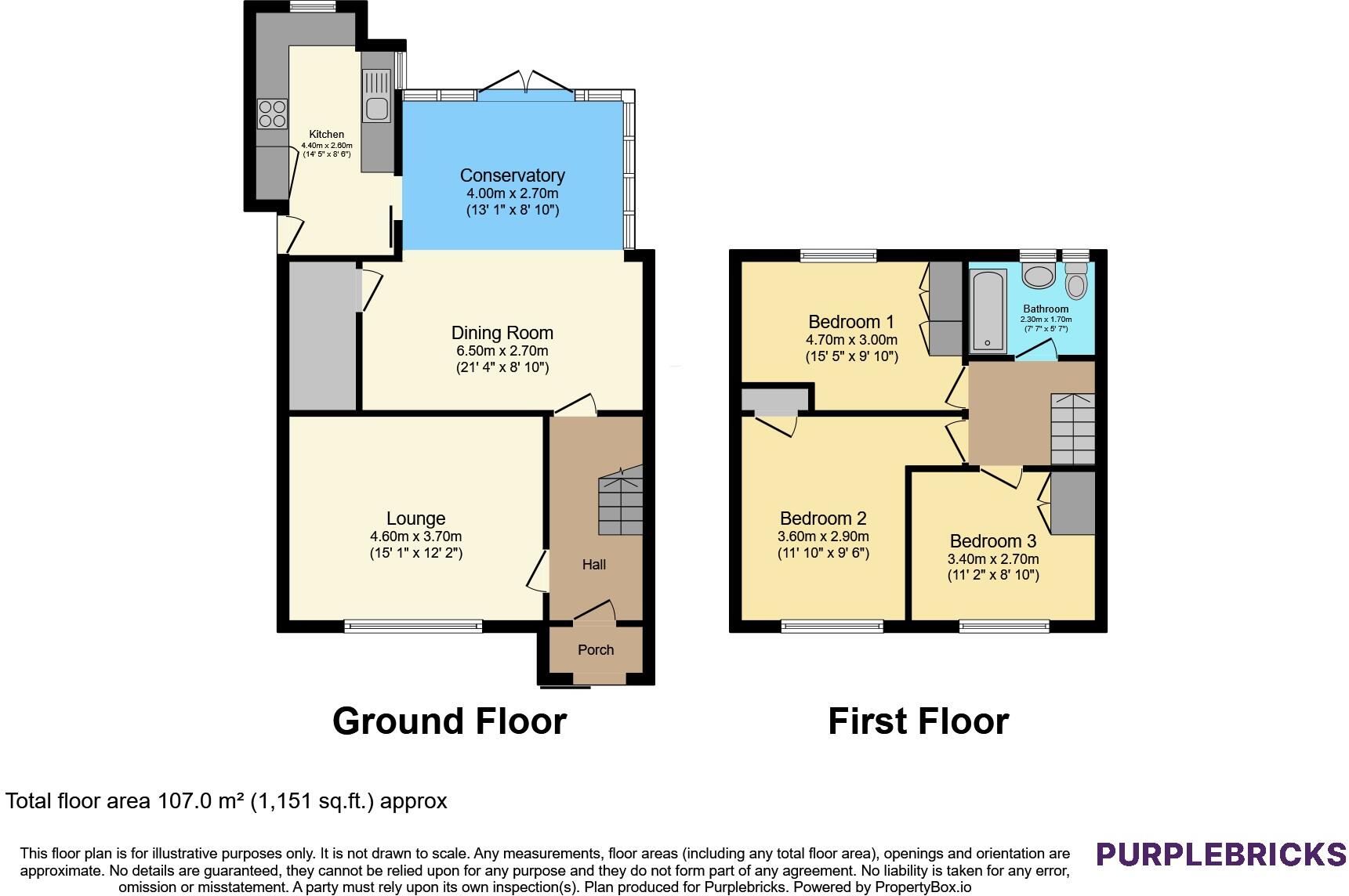 Downshaw Road, Ashton-under-Lyne, OL7 floorplan