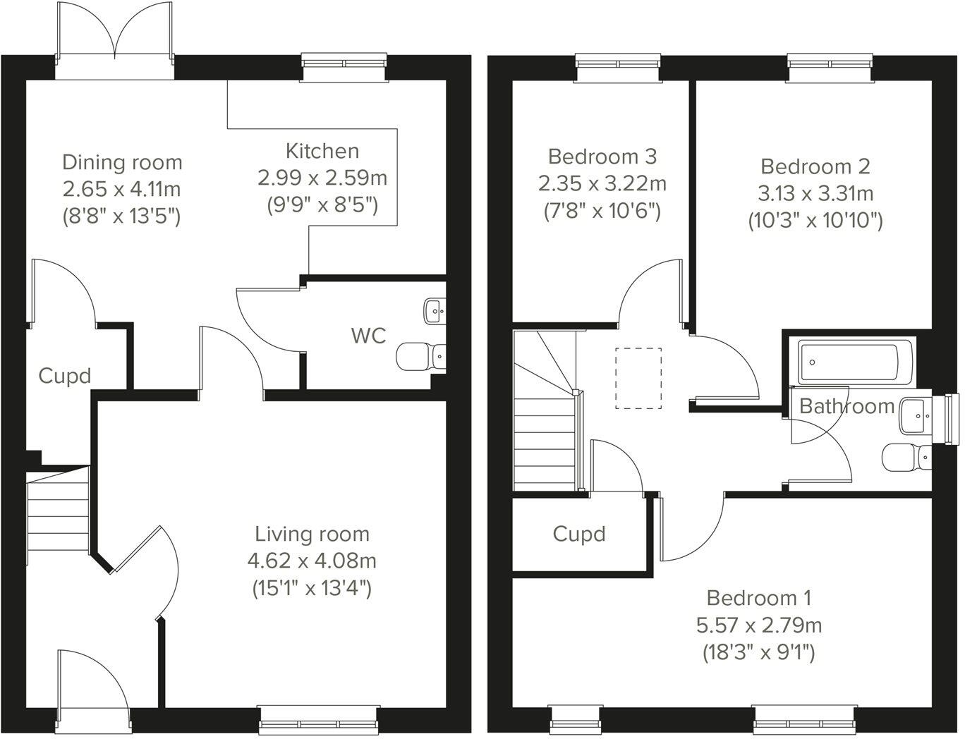 Goldfinch Way, Lydney, Forest of Dean floorplan