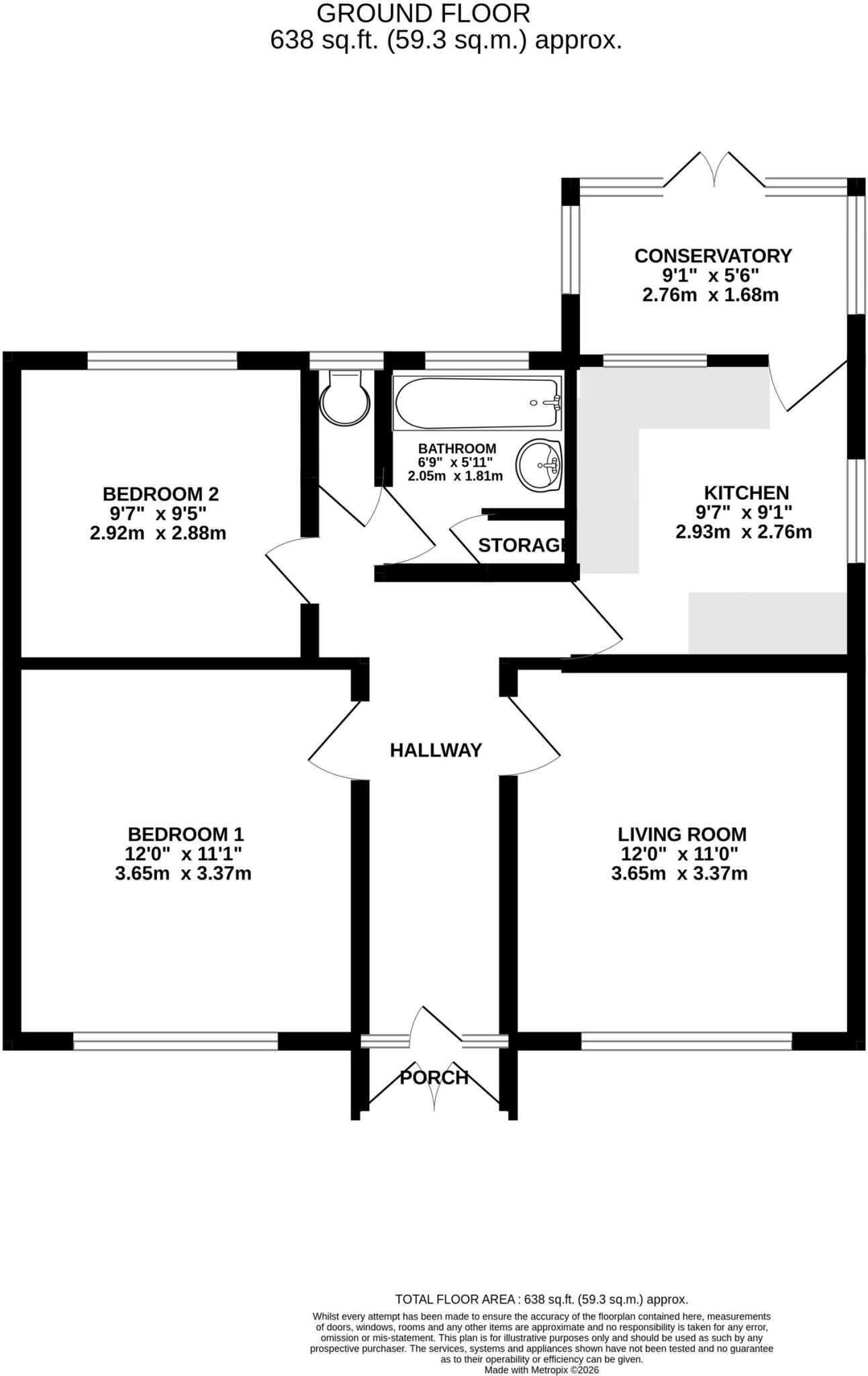 Hurst Avenue, Cheadle Hulme, SK8 floorplan