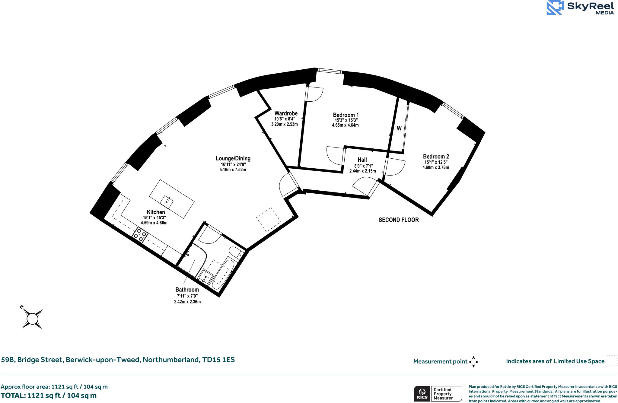 Bridge Street, Berwick-upon-Tweed, Northumberland floorplan