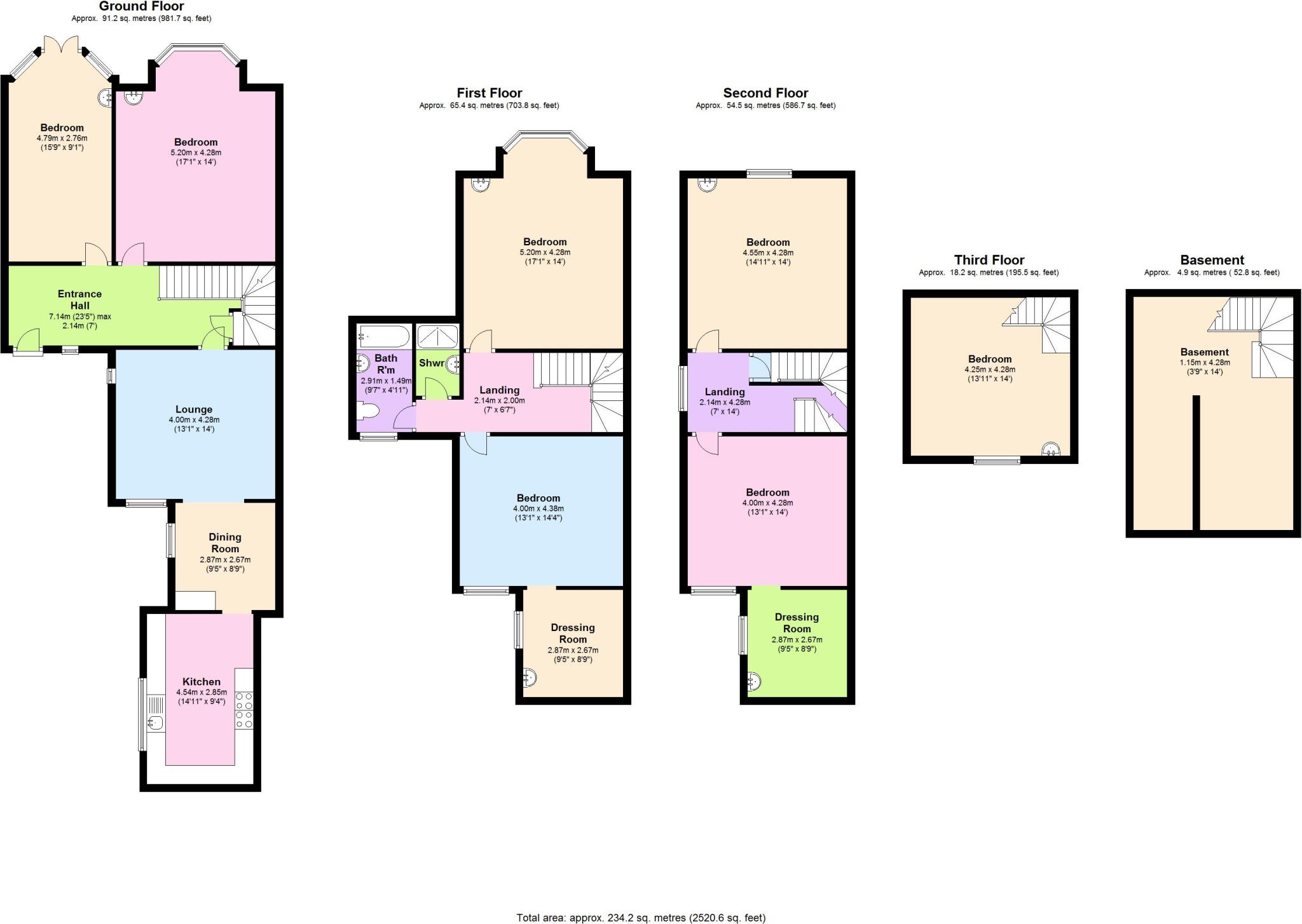 Colville Street, Nottingham floorplan
