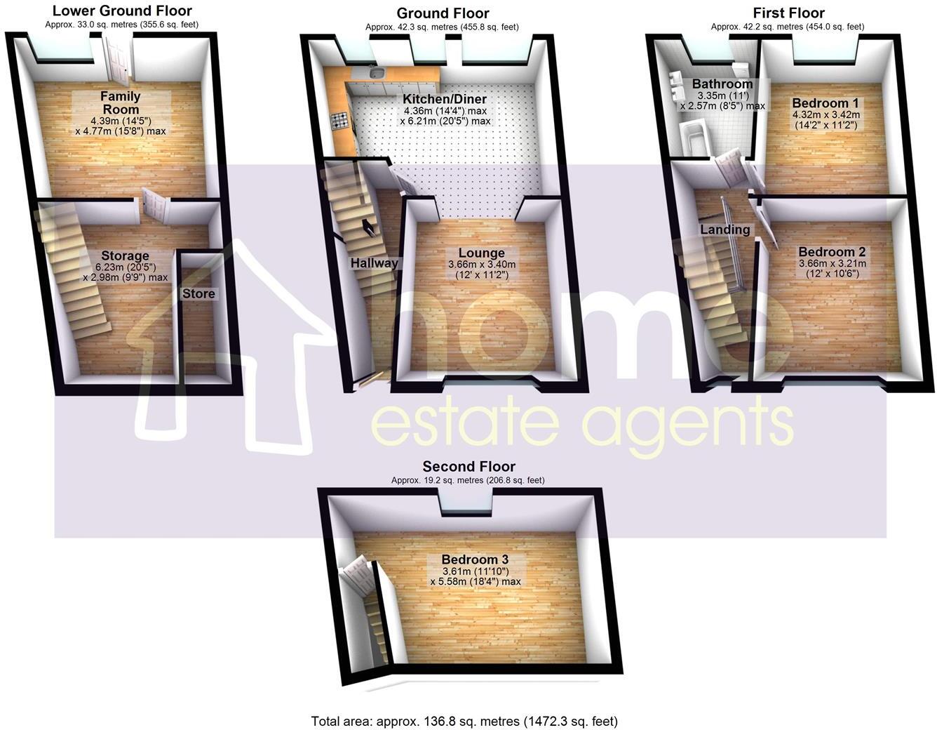 Egerton Street, Mossley floorplan