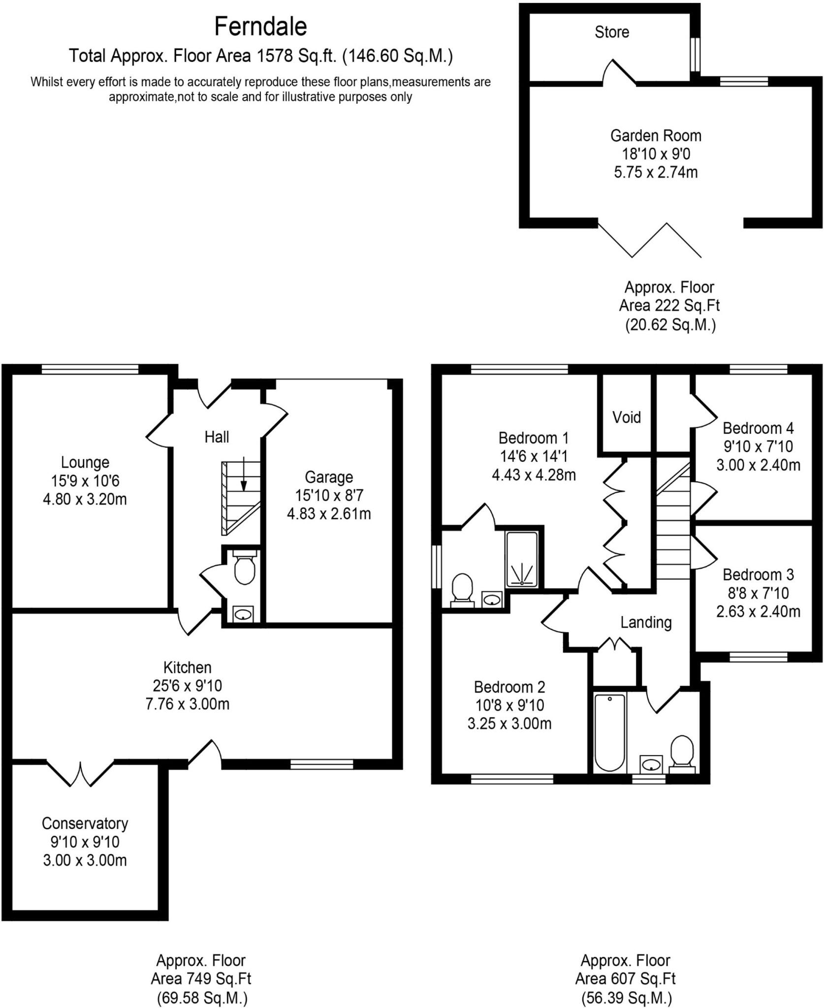 Ferndale Drive, Appley Bridge, WN6 floorplan