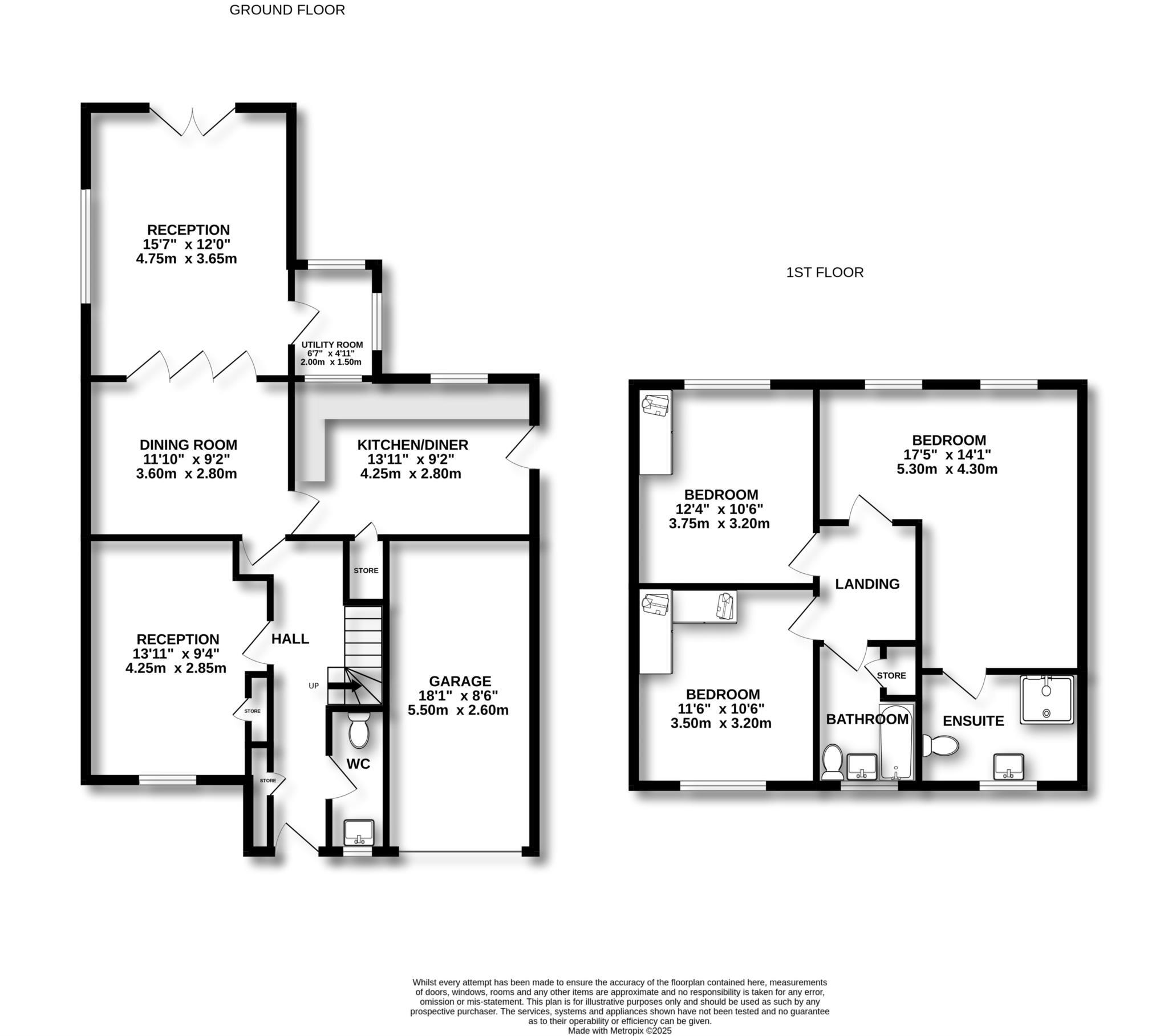 6 Rowanwood, Chadderton floorplan