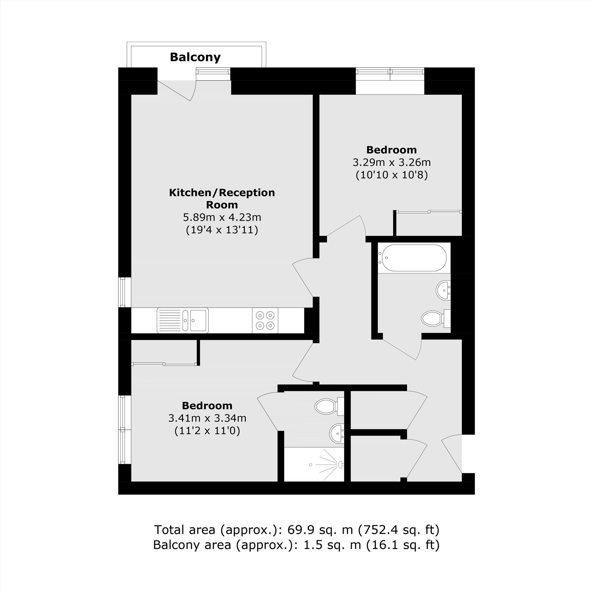 Chartfield Avenue, Putney floorplan