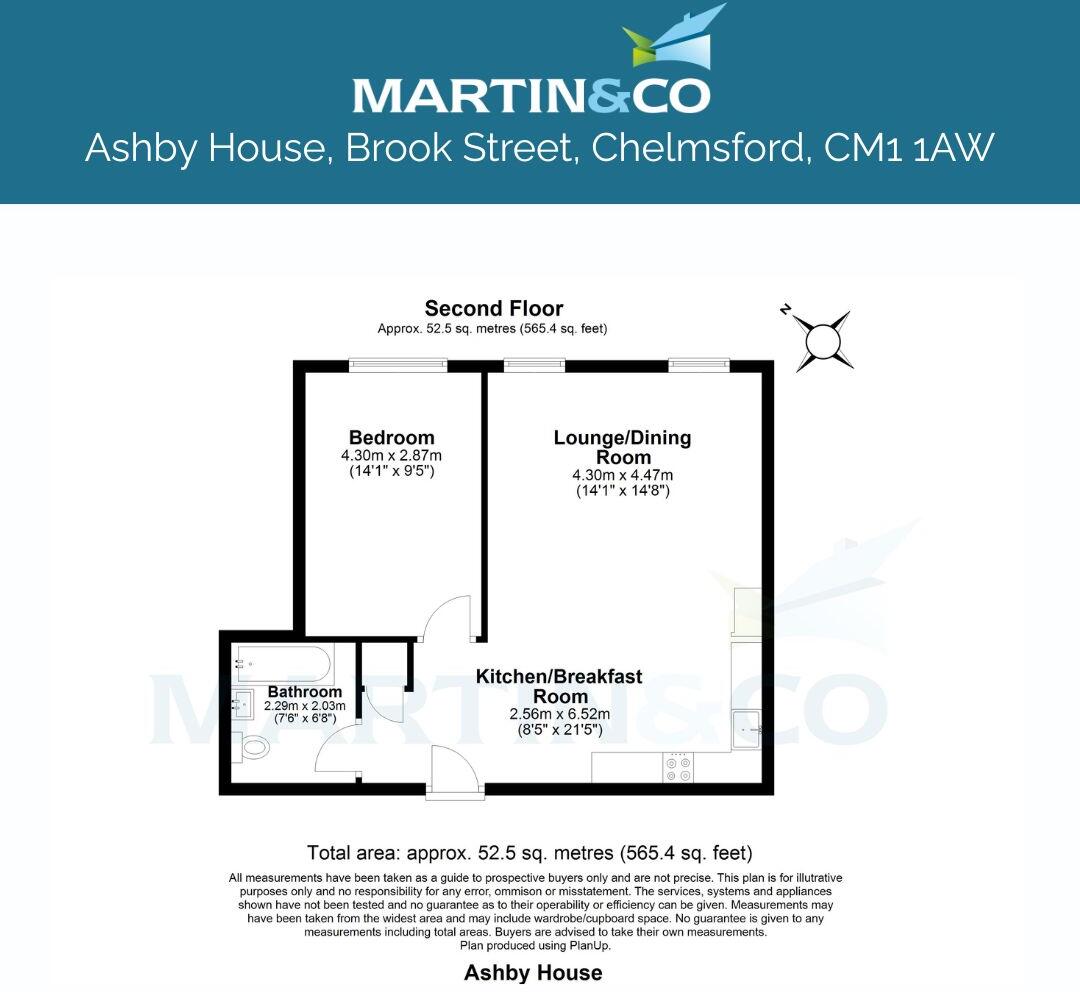 Ashby House, Chelmsford floorplan