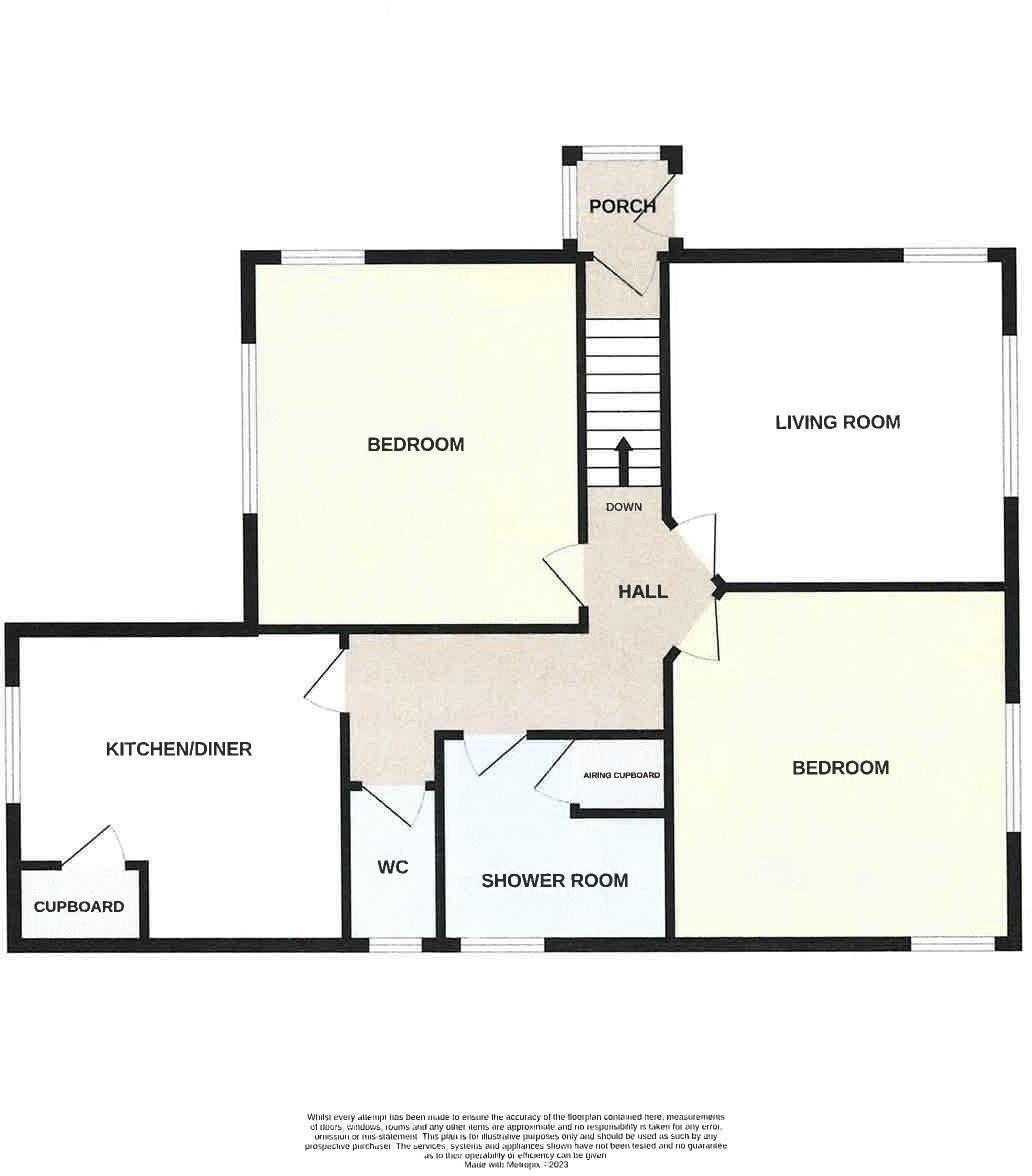 Whitehall Road, Rhos on Sea floorplan