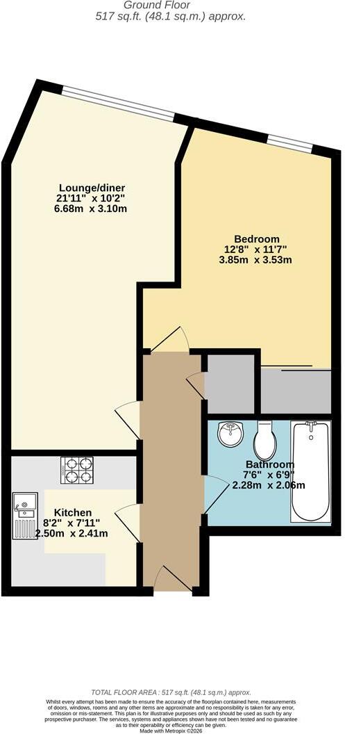 Hannover Quay, Bristol floorplan