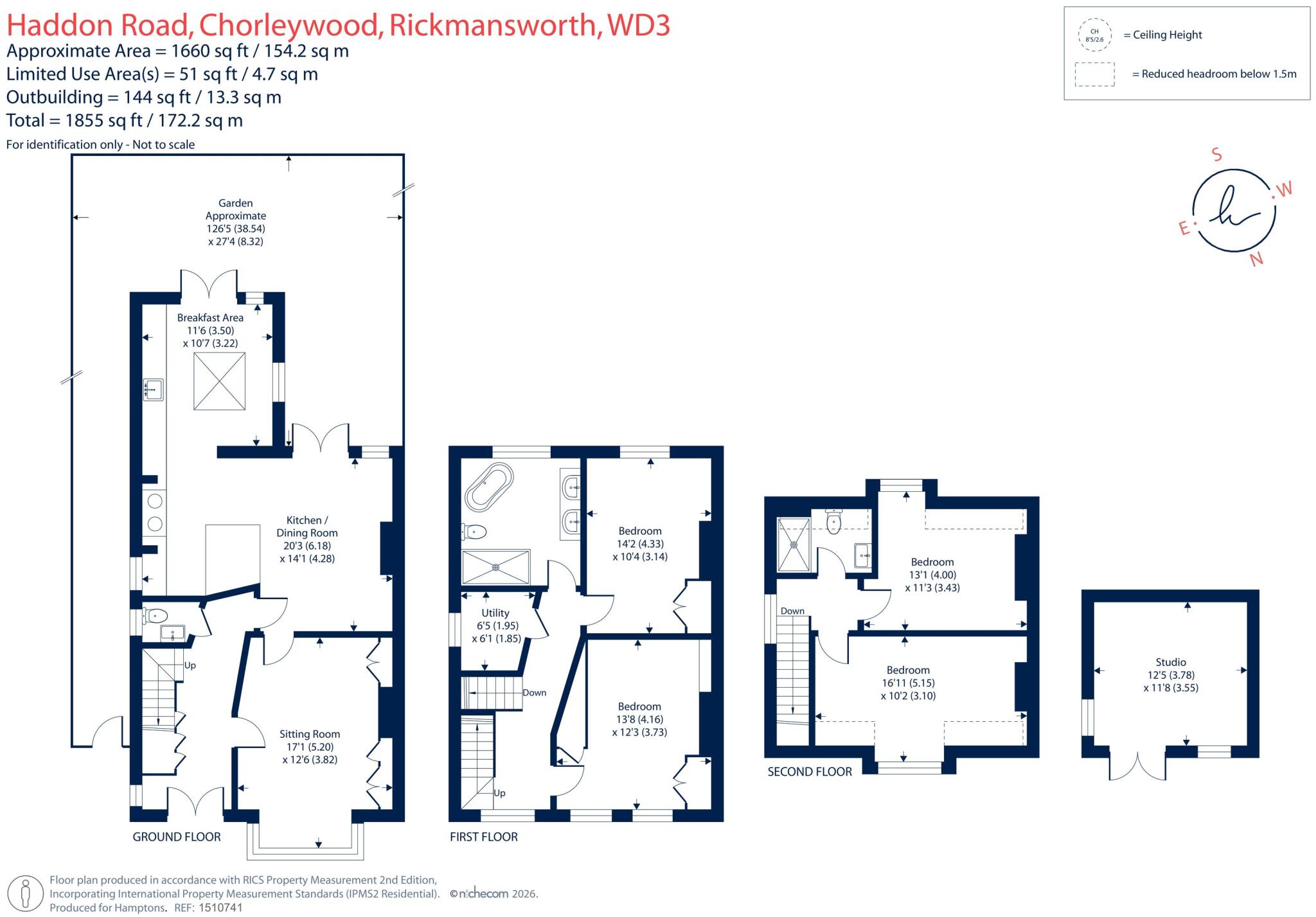 Haddon Road, Chorleywood, WD3 floorplan