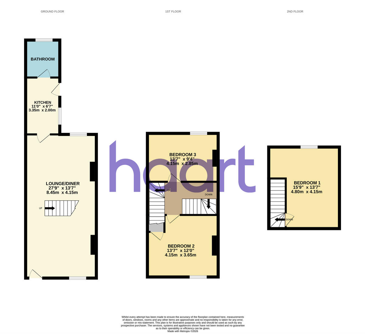 Glapton Road, The Meadows floorplan
