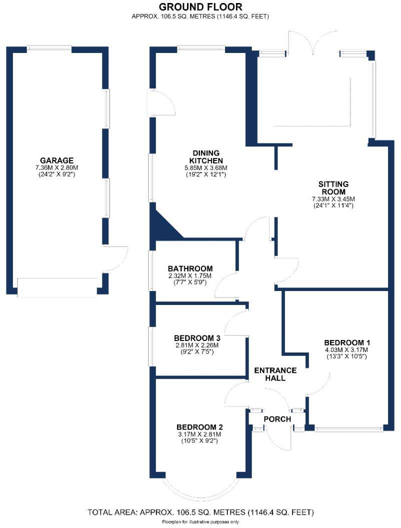 Shaftesbury Avenue, Timperley floorplan
