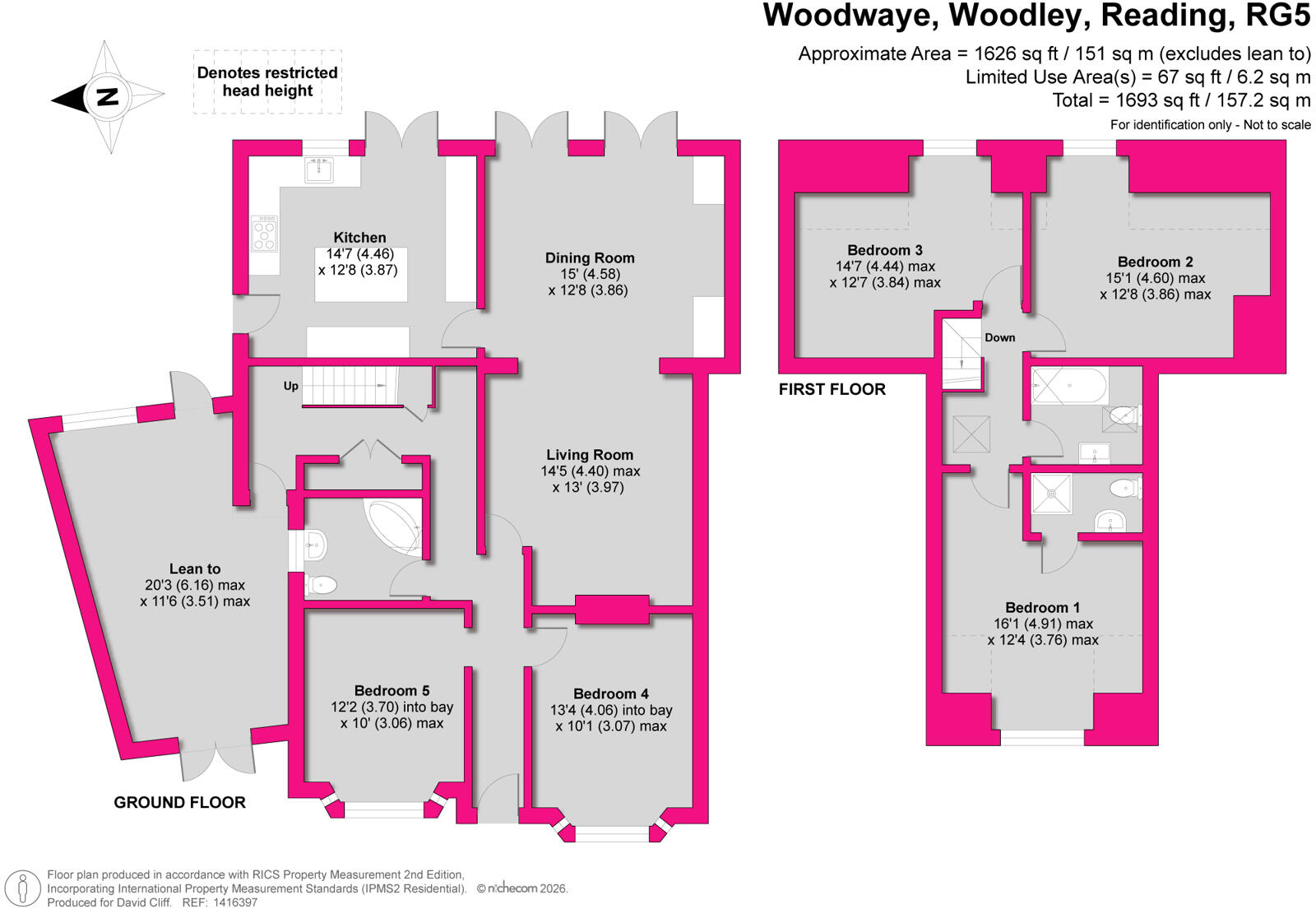 Woodwaye, Woodley, Reading, Berkshire, RG5 floorplan