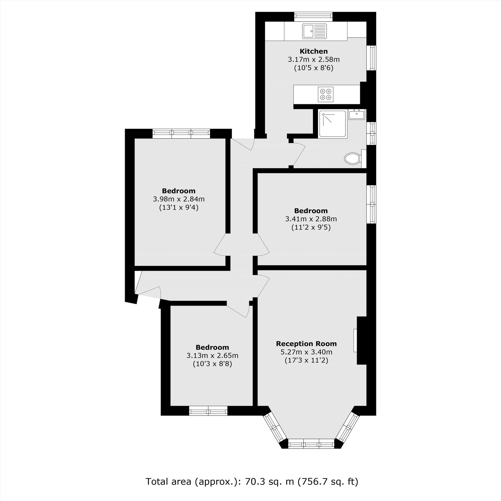High Mead, Harrow floorplan