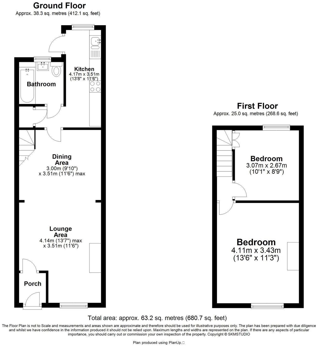 High Street, Markyate, AL3 floorplan
