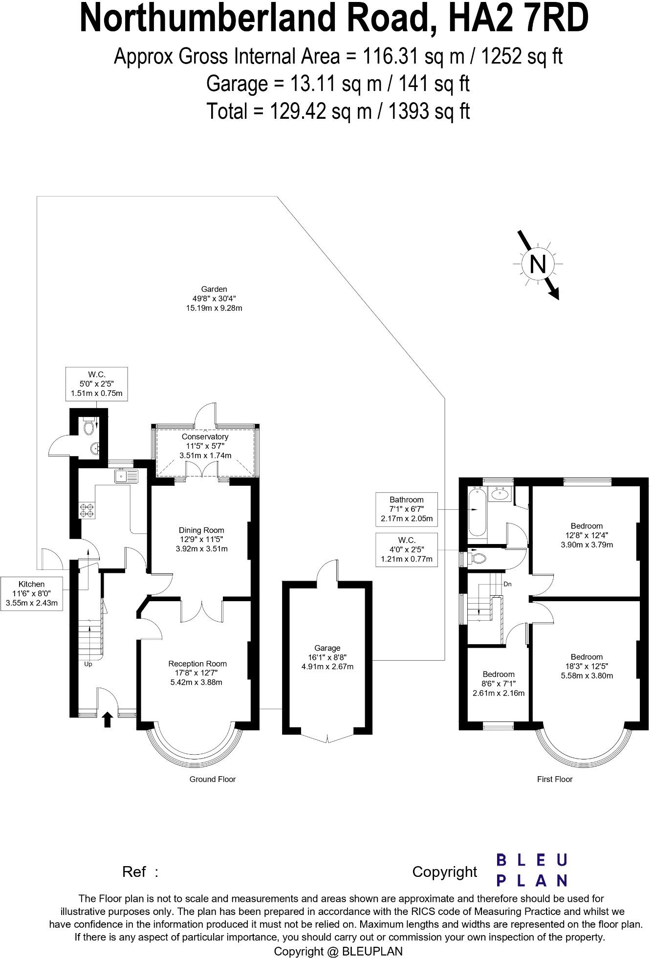Northumberland Road, North Harrow floorplan