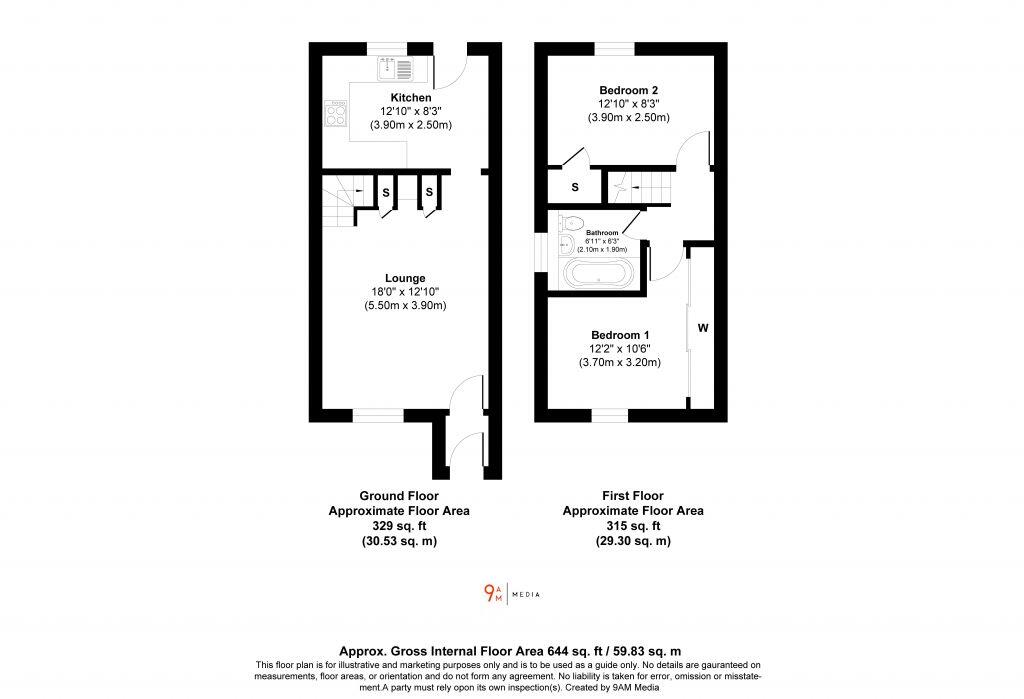 16 McBain Place, Kinross, KY13 8QZ floorplan