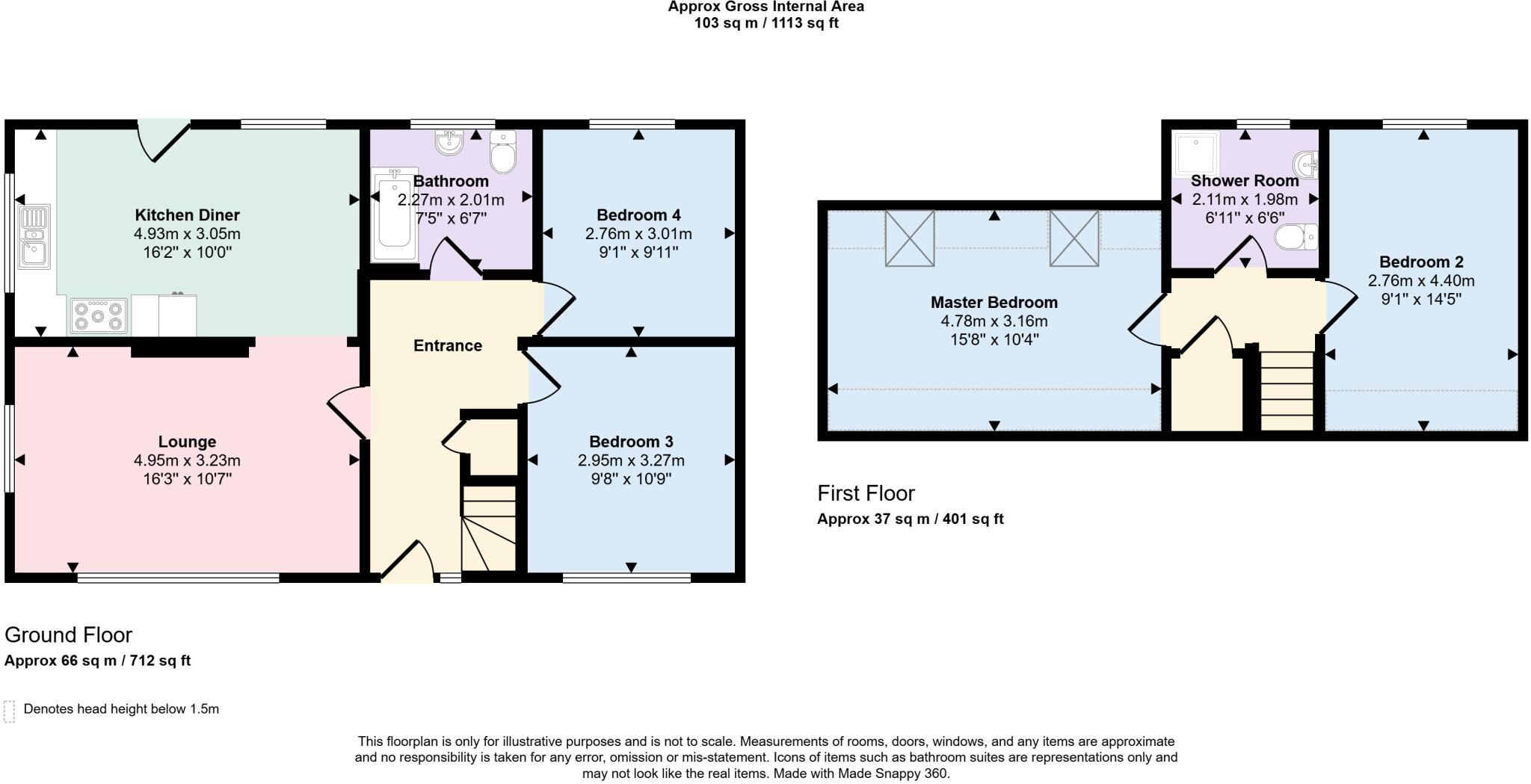 Beacon Close, St Austell, PL25 floorplan