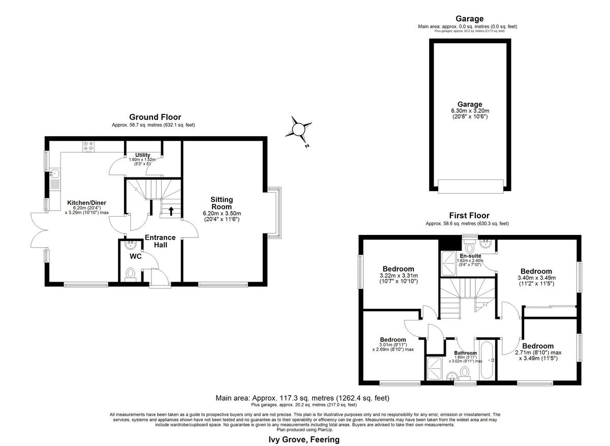 Ivy Grove, Colchester, CO5 floorplan
