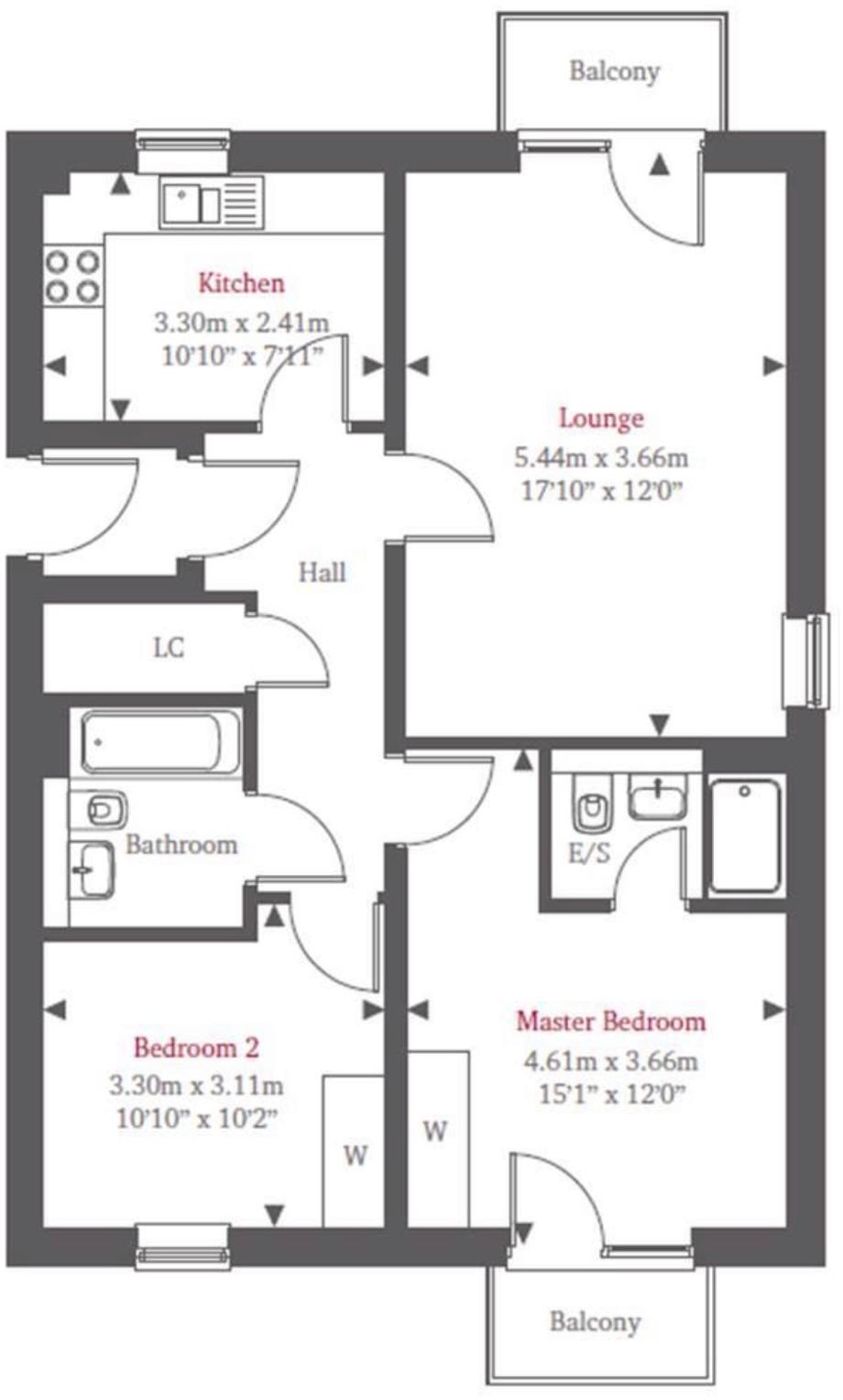 Weldon Court, Hagden Lane, Watford floorplan