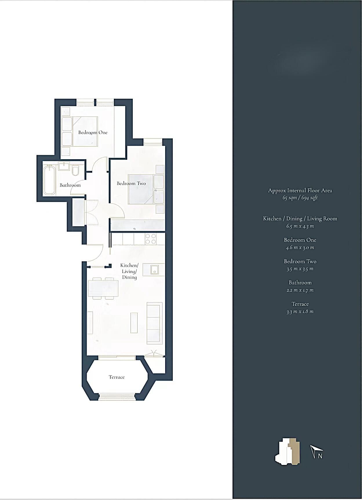 The Rosemont, 9 Rosemont Road, W3 floorplan
