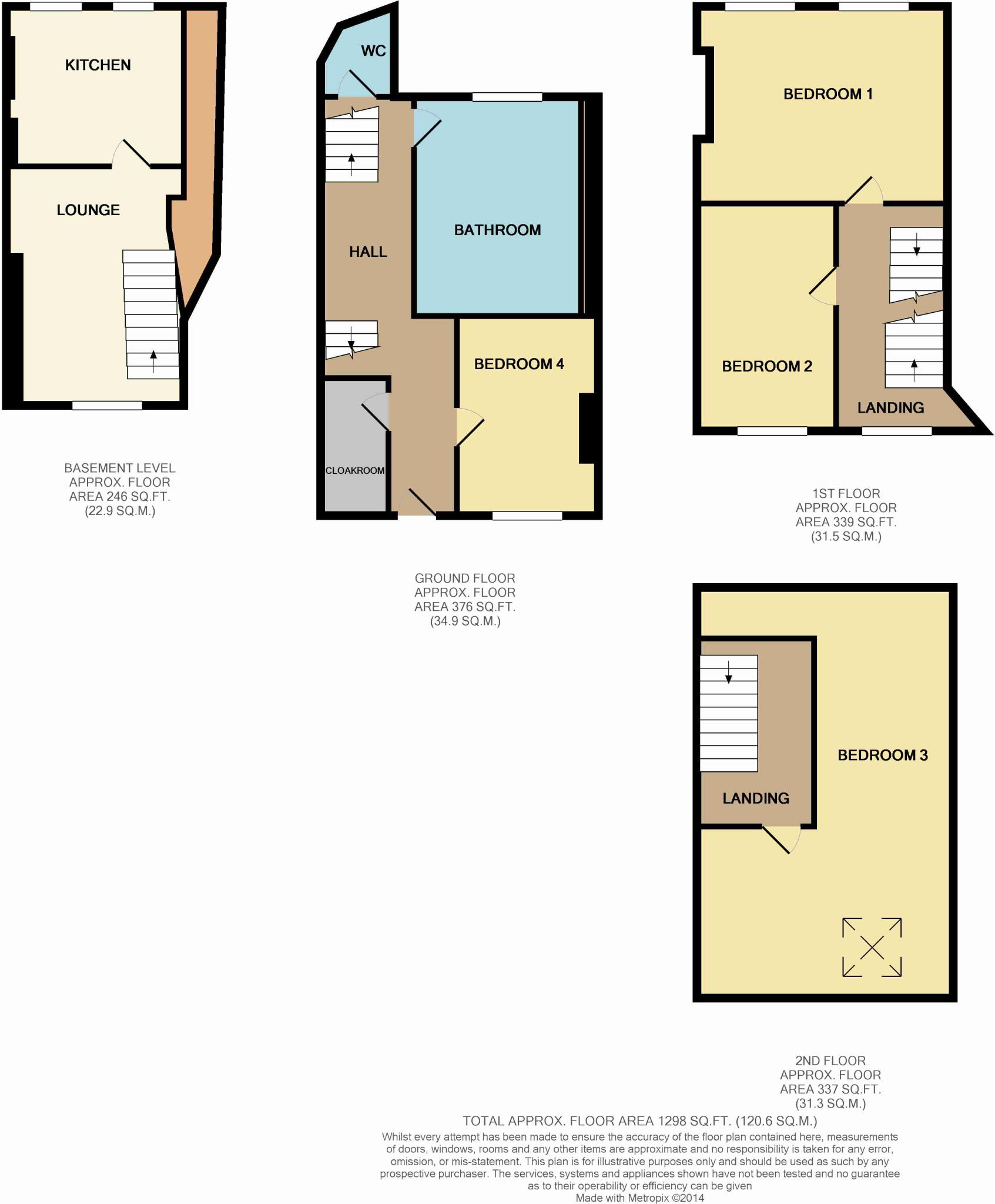 Upper Garth Road, Bangor, Gwynedd, LL57 floorplan