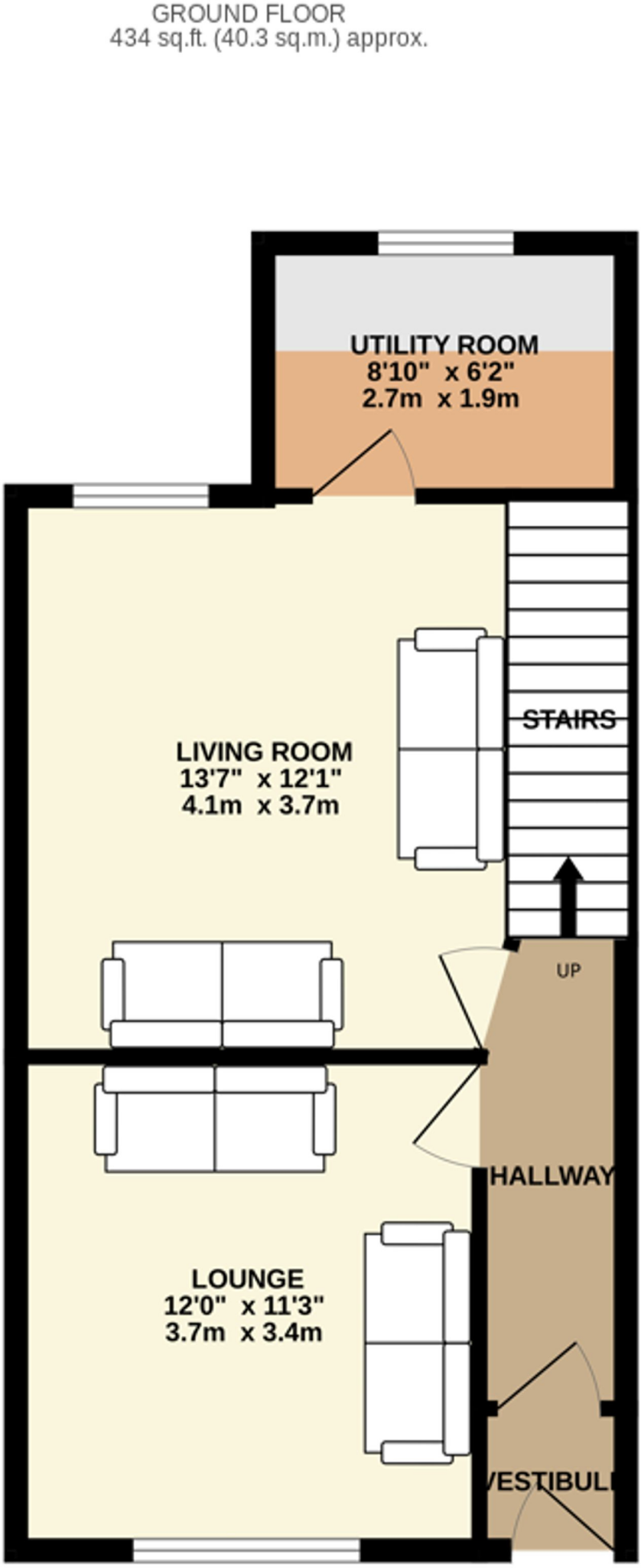 Wellington Street, Preston, PR1 8TQ floorplan