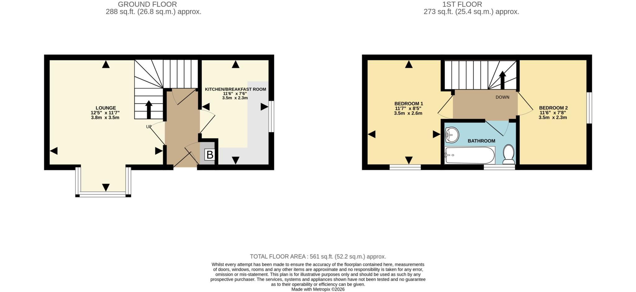 Fallow Drive, Eaton Socon, St Neots floorplan