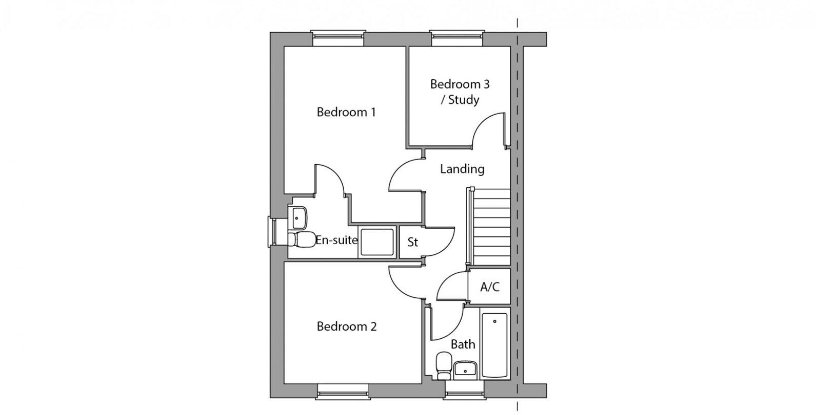 The Ripley, P82, Tower Gardens, Milking Lane, Darwen, Lancashire, BB3 floorplan