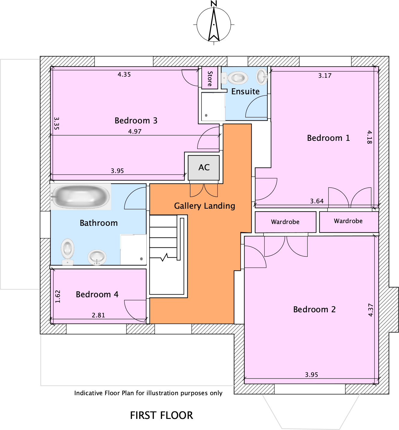  Beech Close, Stratford-upon-avon, Warwickshire floorplan