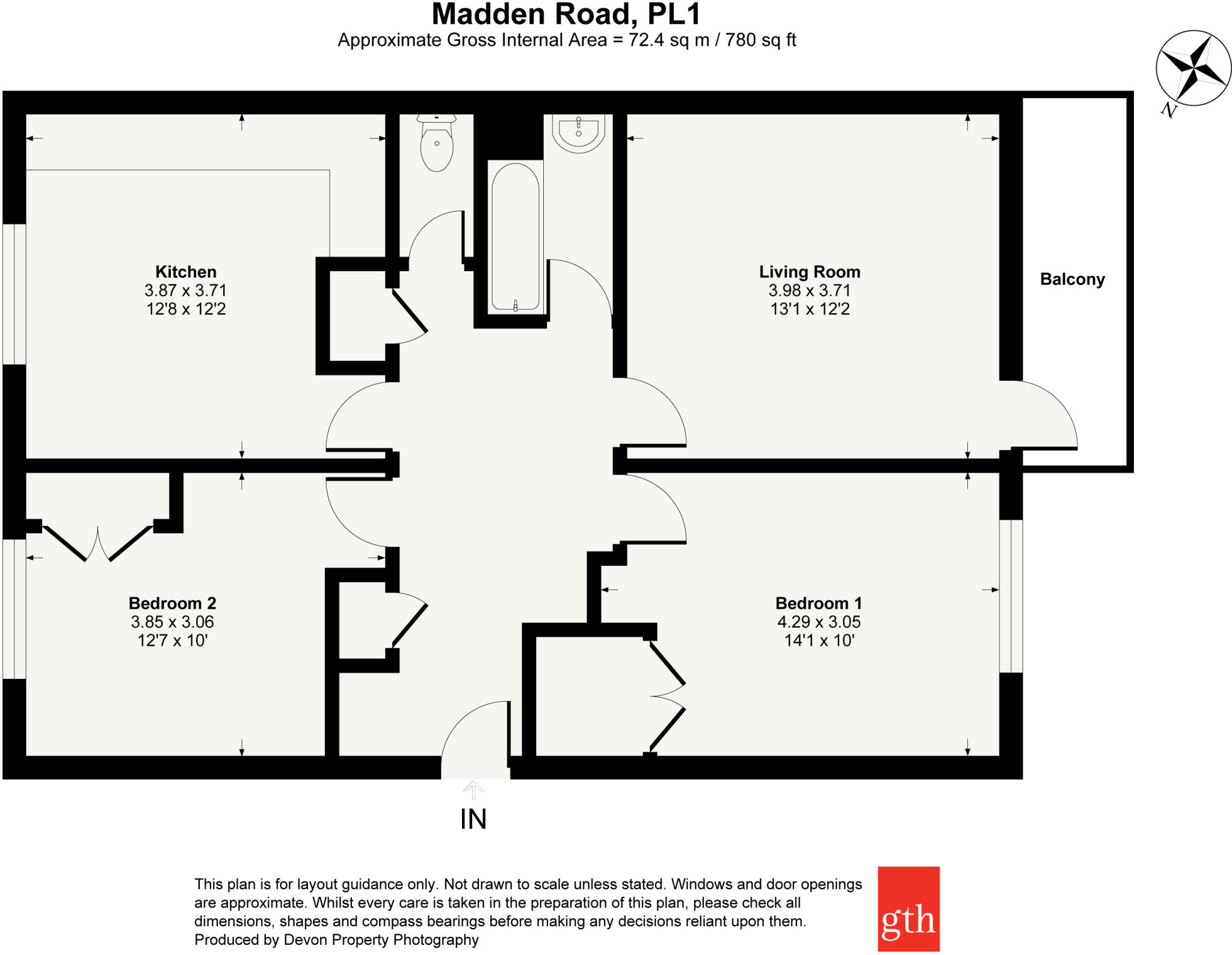 Madden Road, Plymouth, Devon, PL1 floorplan