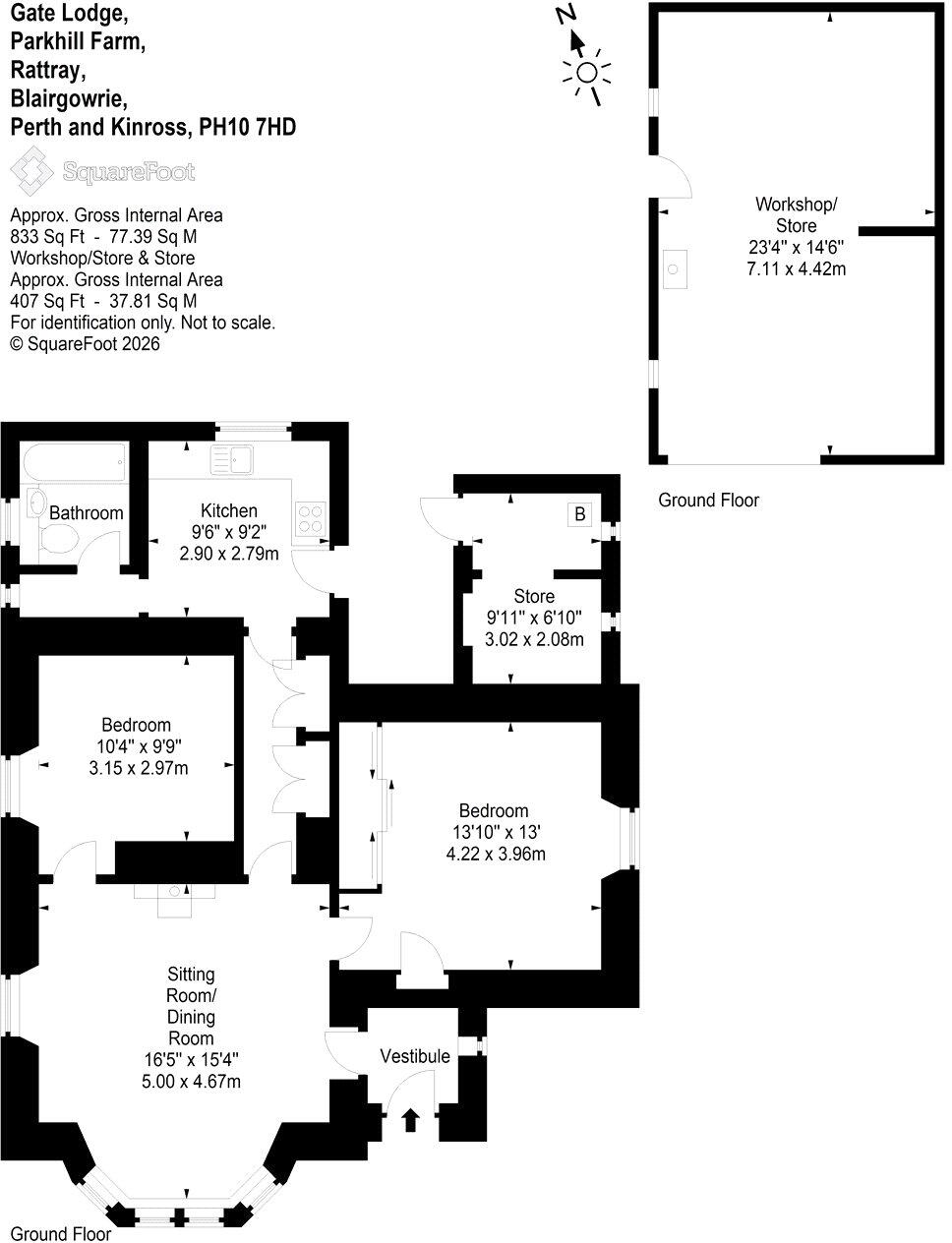 Lot 5 Parkhill Farm, Rattray, Blairgowrie, Perthshire, PH10 floorplan