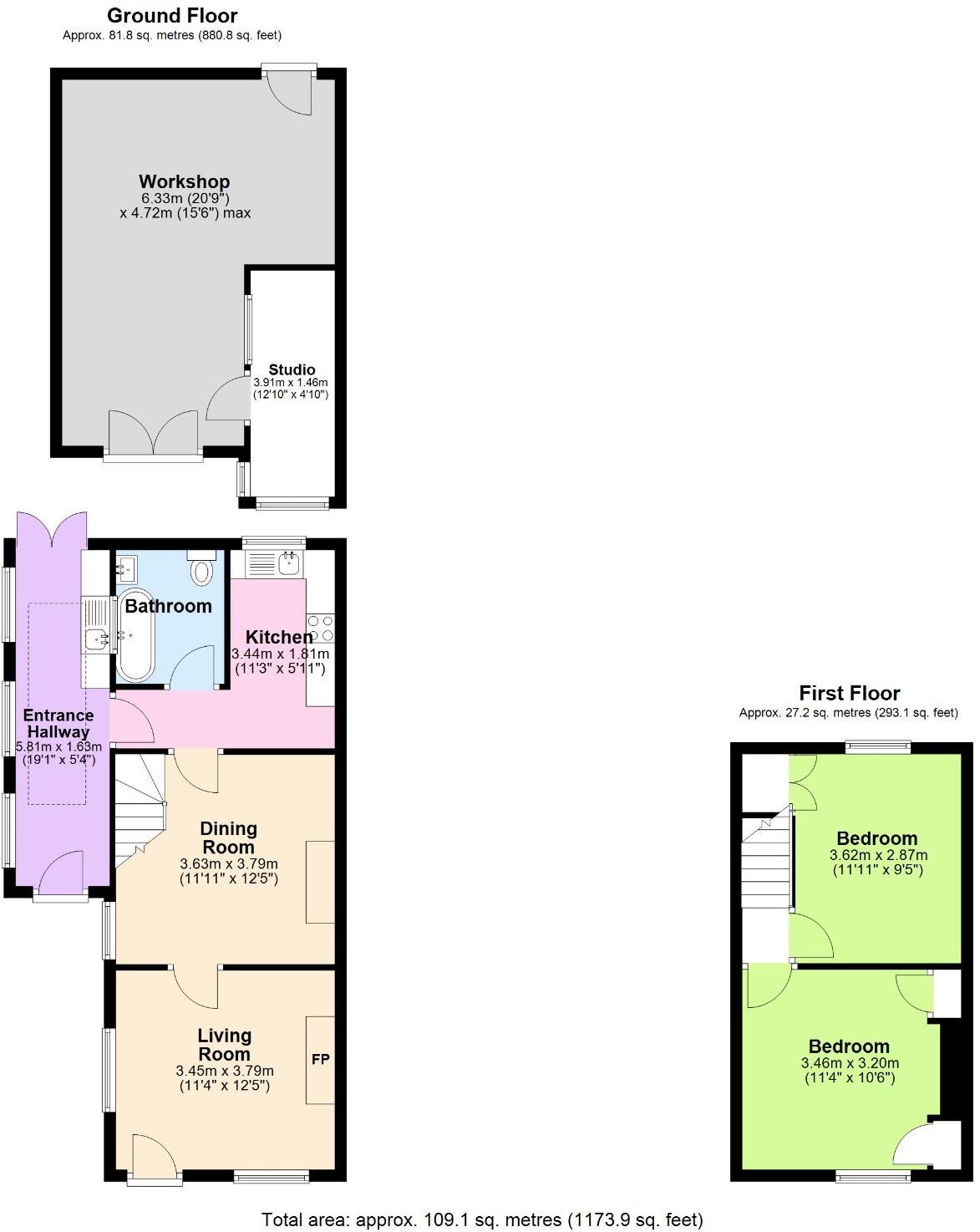 Holyhead Road, Wellington, Telford, Shropshire, TF1 2EB floorplan