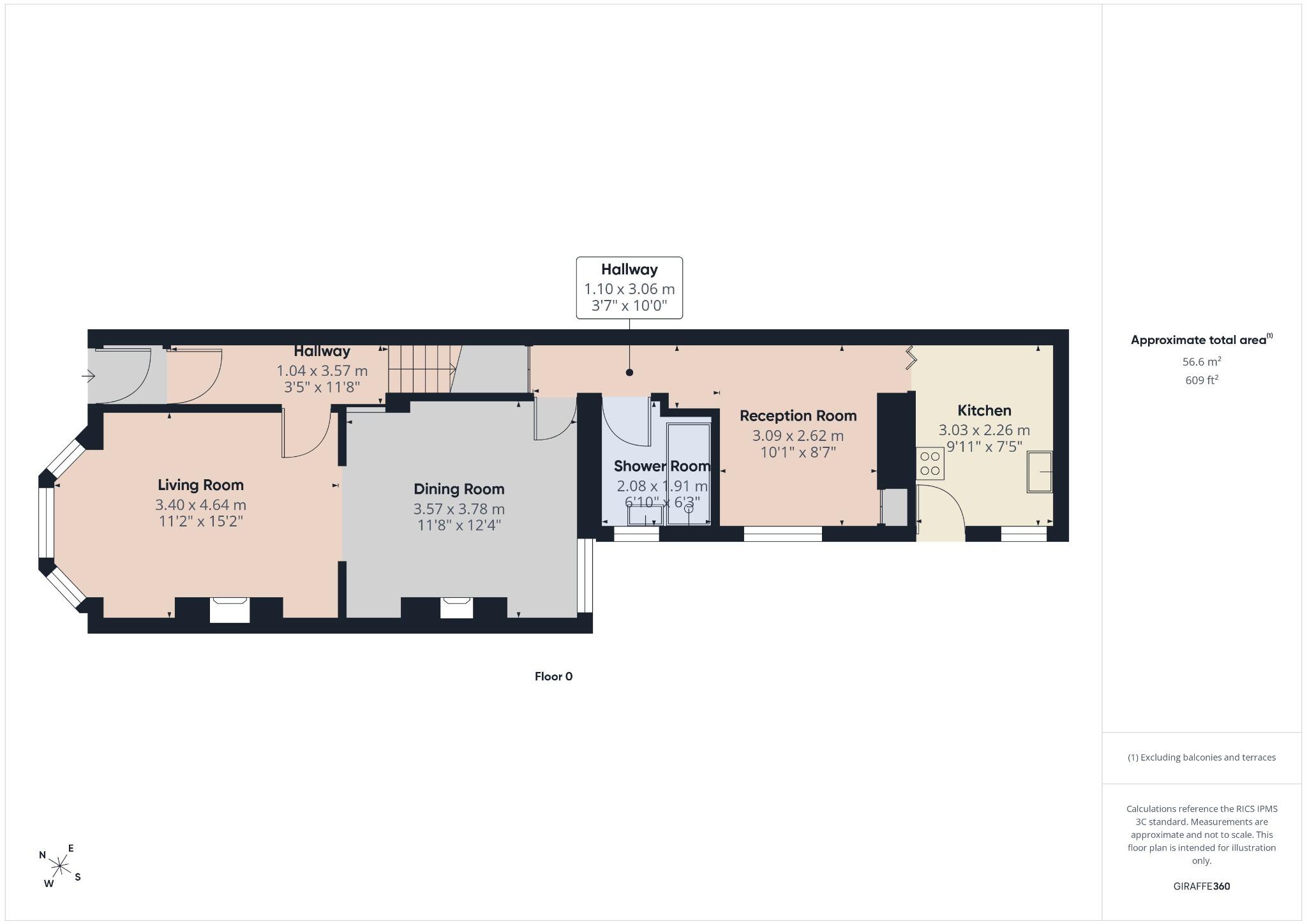 Mold Road, Connah's Quay, Deeside, Flintshire, CH5 4NL floorplan