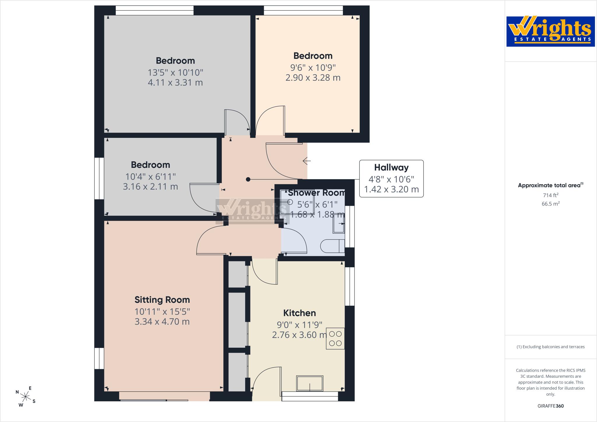 Springdale Avenue, Broadstone, Dorset, BH18 floorplan