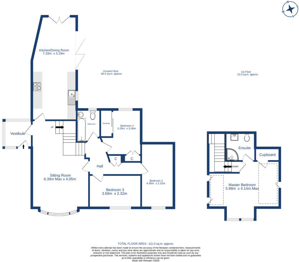 20 Milton Crescent, Edinburgh, EH15 3PQ floorplan