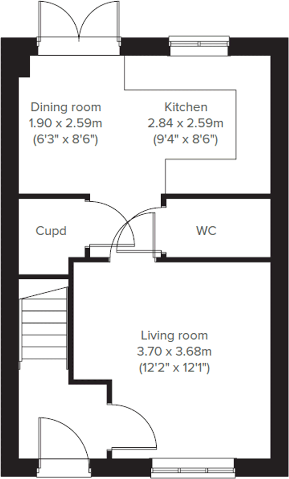 Hospital Lane,
Bedworth,
CV12 0LA
 floorplan