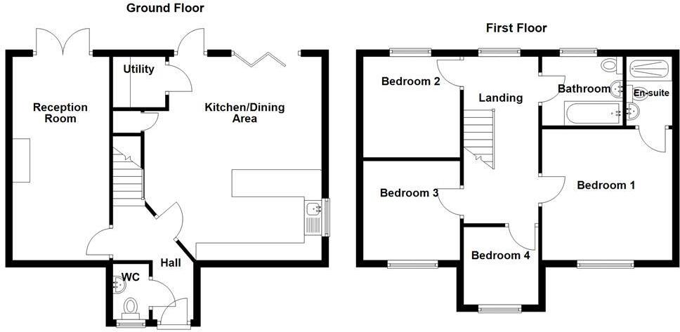 Tong Lane, Bacup floorplan