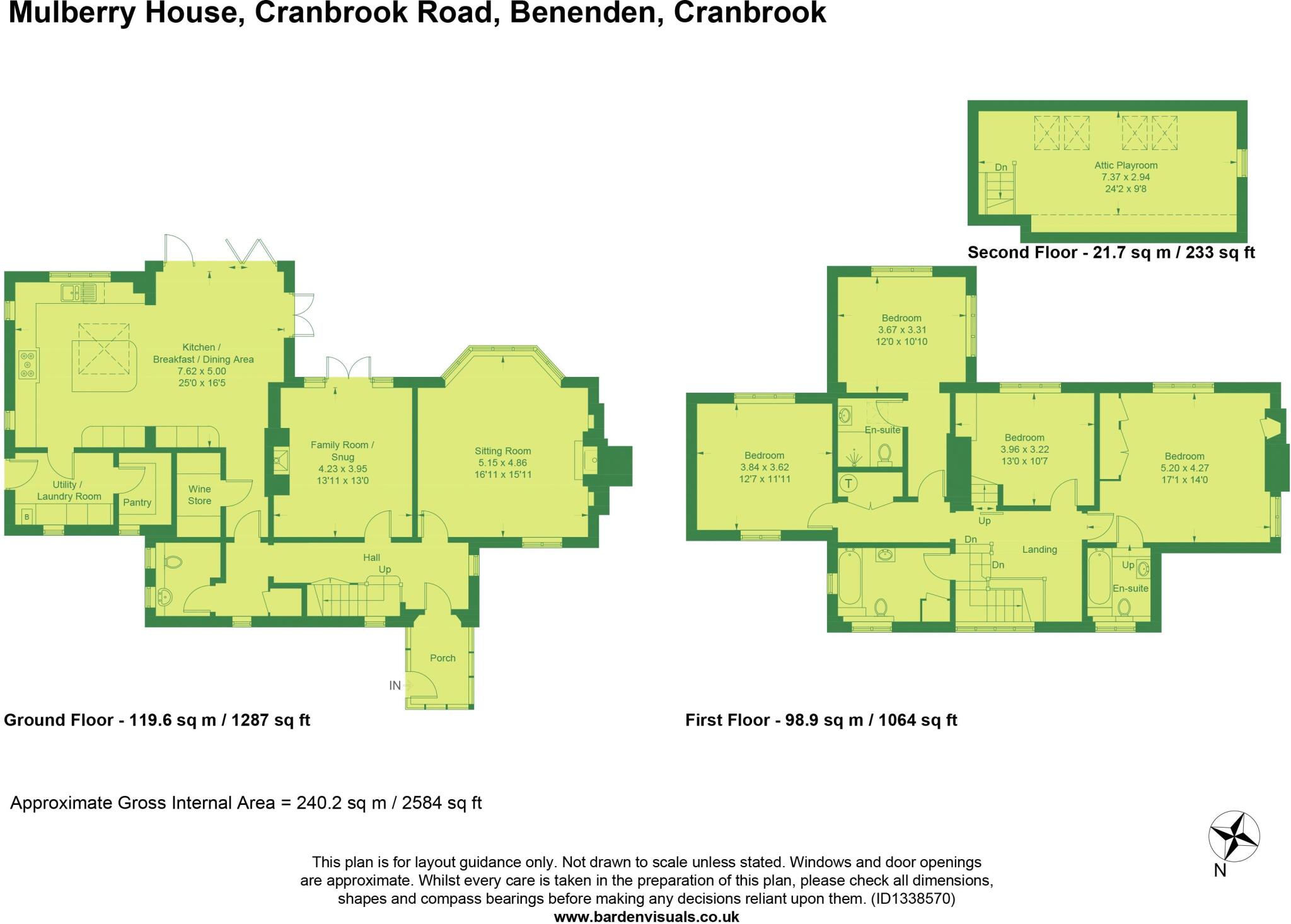 Cranbrook Road, Benenden floorplan